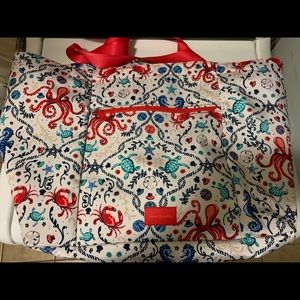 Large Vera Bradley Sea Life Tote